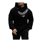Tarzsokak Unisex Kadın/Erkek Siyah Stays The Same Baskılı Oversize Kapüşonlu Sweatshirt, Siyah, L/Xl
