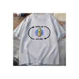 Tarzsokak Uyandırma Yasası Aptal T Shirt Ağlayan Muz Kedi Meme T-Shirt Komik Üzgün Kitty Kedi Zoning Dı, Gri3420, M