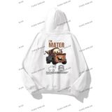Tarzsokak Y2K Unisex I'M Mater Cars Sweatshirt Kod 1613 Beyaz, Beyaz-149, M