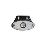 Tas 12V-24V YAN PARK LAMBASI DORSE SİDE MARKER BEYAZ OVAL (4 LEDLİ) (100*45 MM)