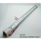 Tas 24V 100Cm Alüminyum Gövde Anahtarlı Led Tavan Lamba Beyaz (1 Ad )