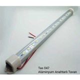 Tas 24V 25Cm Alüminyum Gövde Anahtarlı Led Tavan Lamba Beyaz