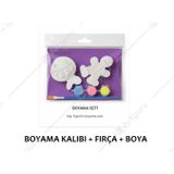 Taş Boyama Figür Çocuk Gelişimi Boyama Etkinlik Seti