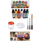Taş Boyama Seti 6 Ana Renk Set 1 Paket