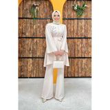 Taş İşleme Detaylı Kuşaklı Tunik Ve Pantolonlu Takım 8432 Taş