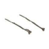 Taş İşlemeli 925 Ayar Gümüş Küpe 1,80 Gram