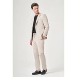 Taş Mono Yaka 6 Drop Slim Fit Beli Lastikli Takım Elbise 1001260194