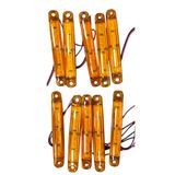 TAS Parmak Lamba 9 Led 12v Sarı Su Geçirmez(E Belgeli) 10 Adet Fiyatıdır TAS.005S