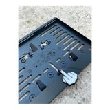 taş pleksi REBEL TOUCH MOTOR PLAKALIK 3D PARLAK PLEKSİ TÜM MOTOSİKLET MODELLERİNE UYUMLU