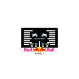 taş pleksi REDBULL MOTOR PLAKALIK TÜM MOTORSİKLET MODELLERİNE UYUMLU 3D LUX PLEKSİ PARLAK PLAKALIK