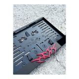 taş pleksi TRİBAL KALP MOTOR PLAKALIK 3D PARLAK PLEKSİ TÜM MOTOSİKLET MODELLERİNE UYUMLU