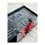 taş pleksi XOXO MOTOR PLAKALIK 3D PARLAK PLEKSİ TÜM MOTOSİKLET MODELLERİNE UYUMLU