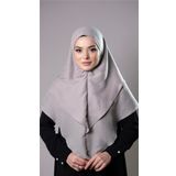 Taş Pratik Hazır Geçmeli Tesettür Eşarp Pamuk Caz Kumaş Çift Katlı Düz Hijab 2303_46