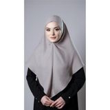 Taş Pratik Hazır Geçmeli Tesettür Eşarp Pamuk Caz Kumaş Düz Hijab 2306_46
