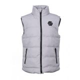 Tas Renk Kalin Fermuarli Model Sisme Spor Yelek
