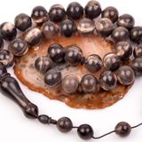 Taş Sandığı Çok İri Boy Bufalo Boynuzu Tesbih - 20 mm