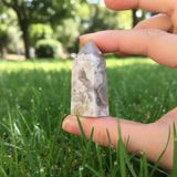 Taş Sandığı Doğal Çiçek Akik (Flower Agate) Kütle – Küçük Boy