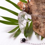 Taş Sandığı Faset Kesim Kristal Kuvars Taşı Pandül - Sarkaç