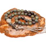 Taş Sandığı Kanbaba Jasper Taşı Tesbih (10 Mm) - Koyu Yeşil