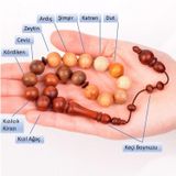 Taş Sandığı Karma Ağaç Efe Tesbihi - 14 mm