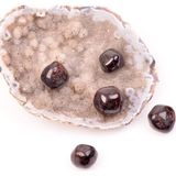 Taş Sandığı Küçük Boy Lal Taşı Kütle - Garnet Taşı