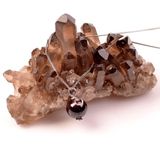 Taş Sandığı Lal Taşı Kolye - Garnet Taşı - Koyu Kırmızı