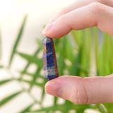 Taş Sandığı Lapis Lazuli Taşı Çift Uçlu Kazık Kütle - Küçük Boy