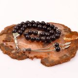 Taş Sandığı Obsidyen Taşı Tesbih ( 8 mm ) - Yüksek Kalite -