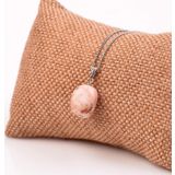 Taş Sandığı Pembe Opal Taşı Kolye - Şekilsiz Taşlar