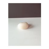 Taş Şekilli Büyük Mum Beyaz 10x10 Cm