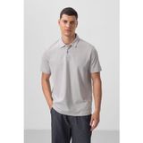 Taş Standart Kalıp Basic Polo Yaka Erkek T-Shirt - 87768