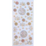 Taş Sticker Sarı Gold Yapışkanlı Saç , Yüz Ve Tırnak Taşı Işıltıl