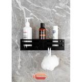 Tasagram Metal Sabunluk Duş İçi Şampuanlık Banyo Rafı Siyah