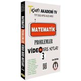 Tasarı Akademi Yayınları Tasarı Matematik Problemler Video Ders Notları 3