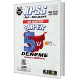 Tasarı Eğitim Yayınları Kpss Lise-Önlisans Süper 5'li Deneme