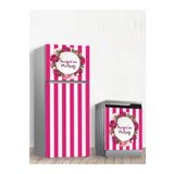 tasarı marketi Buzdolabı Ve Bulaşık Makinesi Desenli Isme Kişiye Özel Kendinden Yapışkanlı Kaplama Folyo Sticker