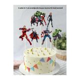 Tasarım Avengers Doğum günü Pasta Süsü Doğum Günü Süsü