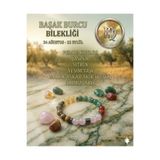 Tasarım Başak Burcu Bilekliği - Sertifikalı - P.Kuvars, Jasper, Sitrin, Yeşim Taşı, Yeşil Akik, Kırmızı Akik