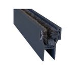 Tasarım Cam Balkon Alüminyum Fitil 8MM Antrasit Gri Ara Çıta Profili ''BÜYÜK H''0-150 cm