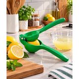 Tasarım Döküm Limon Sıkacağı Yeşil - Dayanıklı Narenciye Sıkacağı