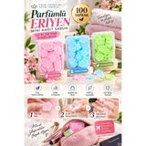 Tasarım Evi 100 Yaprak Parfümlü Eriyen Mini Kağıt Sabun Öğrenci Çocuk Okul Dezenfektan El Sabunu Kamp 1 Paket