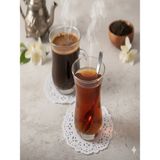 Tasarım Evi 50 Adet Kağıt Dantel Bardak Altlığı Çay Bardağı Altı Sunum Kağıdı - Beyaz - 50'li