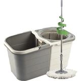 Tasarım Evi Çilek Double Temizlik Seti Ayrılabilir Çift Hazneli 360 Döner Mop 19LT - Çok Renkli