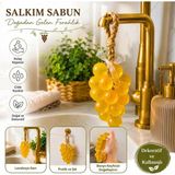 Tasarım Evi Salkım Sabun Üzüm Şekilli Dekoratif El ve Banyo Sabunu Ipli Asılabilir