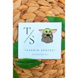Tasarım Sentezi Rozet Metal Broş Grogu Baby Yoda Star Wars The Mandalorian Yaka Çanta Kıyafet Şapka