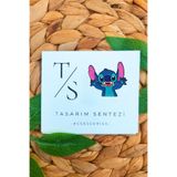 Tasarım Sentezi Rozet Metal Broş Stitch Lilo Karakter Koala Stiç Yaka Çanta Kıyafet Şapka
