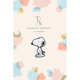 Tasarım Sentezi Rozet Silikon Broş Snoopy Beyaz Köpek Peanuts Çetesi Çizgi Film Yaka Çanta Kıyafet Şapka Aksesuar