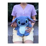 Tasarım Stitch Sıcak Su Torbası Peluş Kılıfı ve Sıcak Su Torbası Mavi