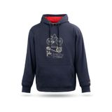 Tasarım Sweatshirt Unisex Bisikletçi Tasarım Kapşonlu Sweatshirt, Deep Blue, M