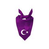 Tasarım Trend Ayyıldız Tek Renk Fular